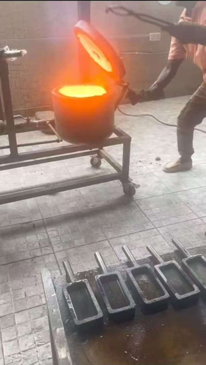 Forno de fundição de ouro